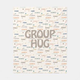 グループハグ複数3-4名の取得ウェル悔やみや弔慰 フリースブランケット