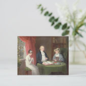 グループポートレートのスケッチルーム表(油オン缶 ポストカード (スタンド正面)