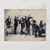 グループポートレートのヴォードヴィルミュージシャン, 1920 ポストカード (正面)