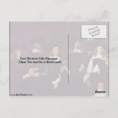 グループポートレートオブザリージェンツバイフランハルズ ポストカード (裏面)