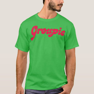グループレトロタイポグラフィデザイン Tシャツ