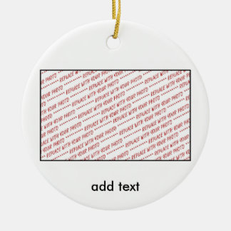 グループ写真またはクラス写真のテンプレート セラミックオーナメント