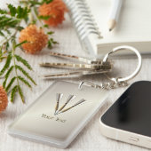 グループ化されたDartデザインパーソナル キーホルダー (正面右)