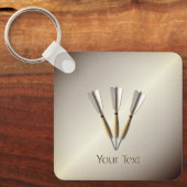 グループ化されたDartデザイン キーホルダー (正面)