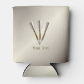 グループ化されたDartデザイン 缶クーラー (正面)