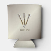 グループ化されたDartデザイン 缶クーラー (裏面)