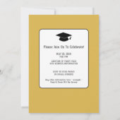 グループ卒業お祝い - 三人同時卒業 招待状 (裏面)