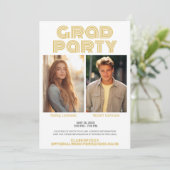 グループ卒業お祝い – 共同グラードパーティー 招待状 (スタンド正面)