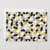 グループ卒業お祝い – 共同写真 招待状 (裏面)