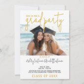 グループ卒業パーティー – Twin 2卒業生 招待状 (正面)