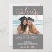 グループ卒業パーティー – Twin 2卒業生 招待状 (正面)