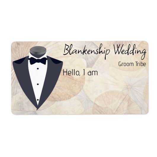 グループ収集フローラ縁どラベル名タグ ラベル (正面)