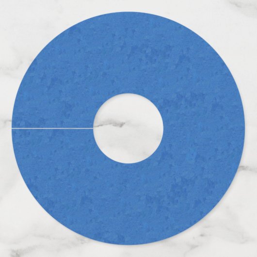 グループ明るいカラフル抽象芸術魚オンブルー ワイングラスタグ (裏面)