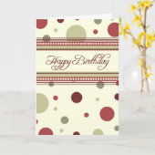 グループ誕生日カードからのレッドドット事業 カード (黄色い花)