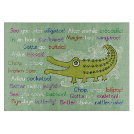 グループ、アリゲーターからさよなら幸運 カッティングボード