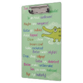 グループ、アリゲーターからさよなら幸運 クリップボード (左)