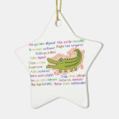 グループ、アリゲーターからさよなら幸運 セラミックオーナメント (左)