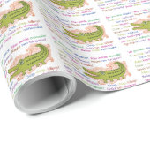 グループ、アリゲーターからさよなら幸運 ラッピングペーパー (ロールコーナー)