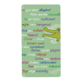 グループ、アリゲーターからさよなら幸運 ラベル