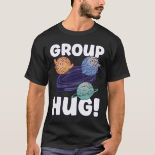グループ・ハグ! – ブラックホール宇宙天文学 Tシャツ
