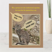 グループ/ユーモア/ネコからのオーバーサイズ誕生日カード カード (正面)