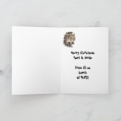 グループMouus Squirrelのクリスマスおばさん&おじさん シーズンカード (内部)