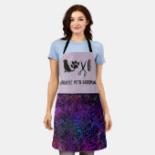 グルーミングエプロン エプロン (着用した状態)