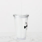 グルーミングハートとアロー結婚ズ アクリルタンブラー (右)