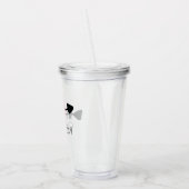 グルーミングハートとアロー結婚ズ アクリルタンブラー (左)