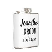 グルーミングバチュラーパーティ結婚式の引き出物 フラスク (右)