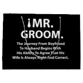 グルーミングバチュラーパーティ ラージペーパーバッグ (裏面)