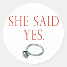 グルーミング婚約ギフトとTシャツ ラウンドシール