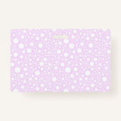 グルーミング用の漫画の犬イラストレーション バッジ (裏面)