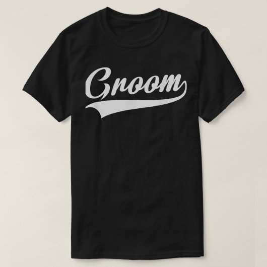 グルーミング結婚バチュラーパーティの1 Tシャツ (デザイン正面)