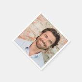 グルーミング顔フォトバチェロレッテナプキンス スタンダードカクテルナプキン (角)