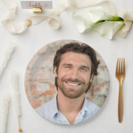 グルーミング顔フォトバチェロレッテ紙プレート ペーパープレート