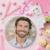 グルーミング顔フォトバチェロレッテ紙プレート ペーパープレート (パーティー)