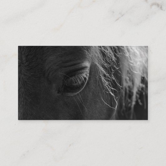 グルーミング馬 名刺 (裏面)