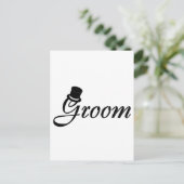 グルーミング(Blk Top Hat) ポストカード (スタンド正面)