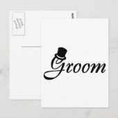 グルーミング(Blk Top Hat) ポストカード (正面/裏面)