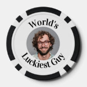 グルームおもしろい顔バチュラーパーティ ポーカーチップ (裏面)