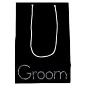 グルームきらきら光る抱き枕 ミディアムペーパーバッグ (裏面)