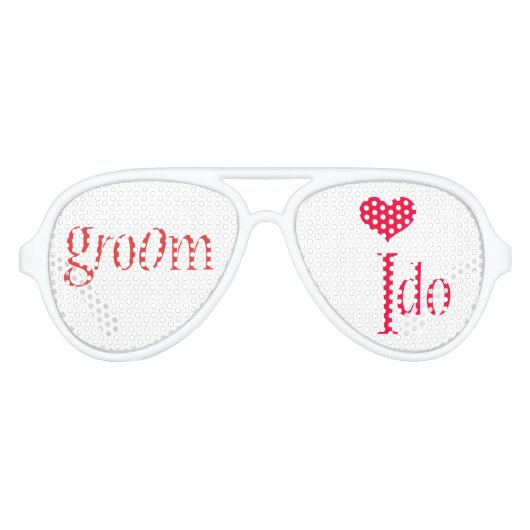 グルームアイドゥパーティーシェード アビエーターサングラス (正面)