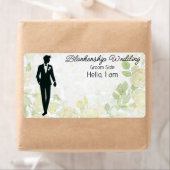 グルームアートフローラ背景ラベル名タグ ラベル (インサイチュ)