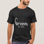 グルームエスト2025の結婚したブライダルパーティ結婚バッチェル Tシャツ<br><div class="desc">グルームエスト2025の結婚したブライダルパーティ学士</div>