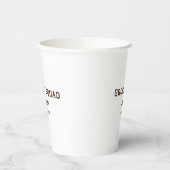 グルームスクワッド グルームズマン バチェロレッテパーティー [名前を入力] 紙コップ (左)