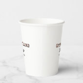 グルームスクワッド グルームズマン バチェロレッテパーティー [名前を入力] 紙コップ (右)