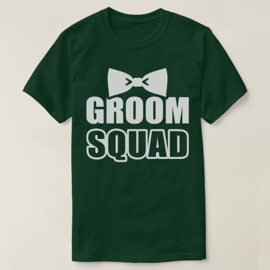 グルームスクワッド 結婚前パーティー2 Tシャツ (デザイン正面)