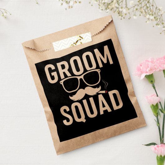 グルームスクーおもしろいドウエディングパーティーデザイン フェイバーバッグ (封をした状態)