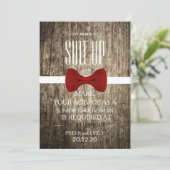 グルームスマンとしてのサービス 招待状 (スタンド正面)